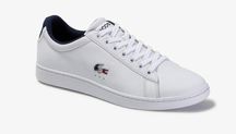 Lacoste Męskie trzykolorowe sneakersy Carnaby Evo z materiału syntetyc