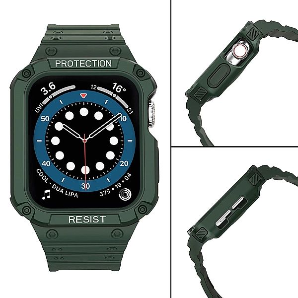 Protect Strap Band opaska z etui do Apple Watch 7 / 6 / 5 / 4 / 3 / 2