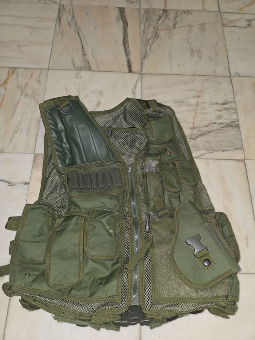 Colete com coldre airsoft