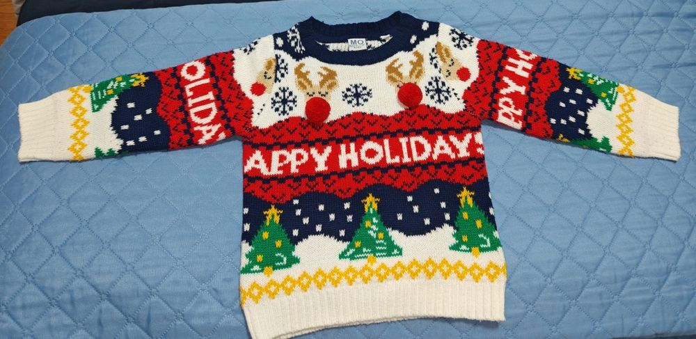 Camisola de menino do Natal