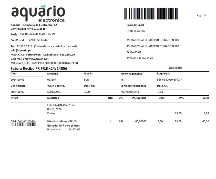 video gravador digital novo com garantia Hikivision DS 7100