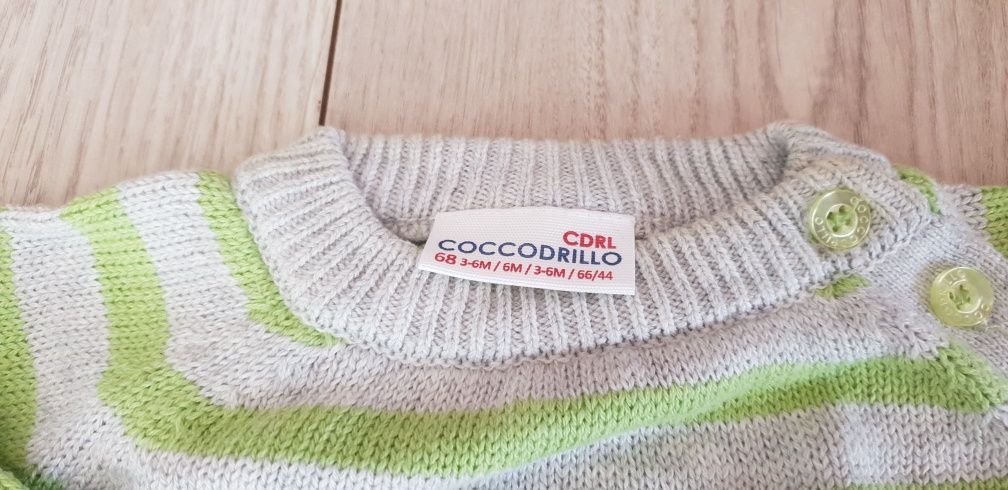 Sweterek coccodrillo r.68