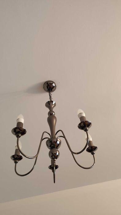 lampa wisząca do salonu 5ramienna E14