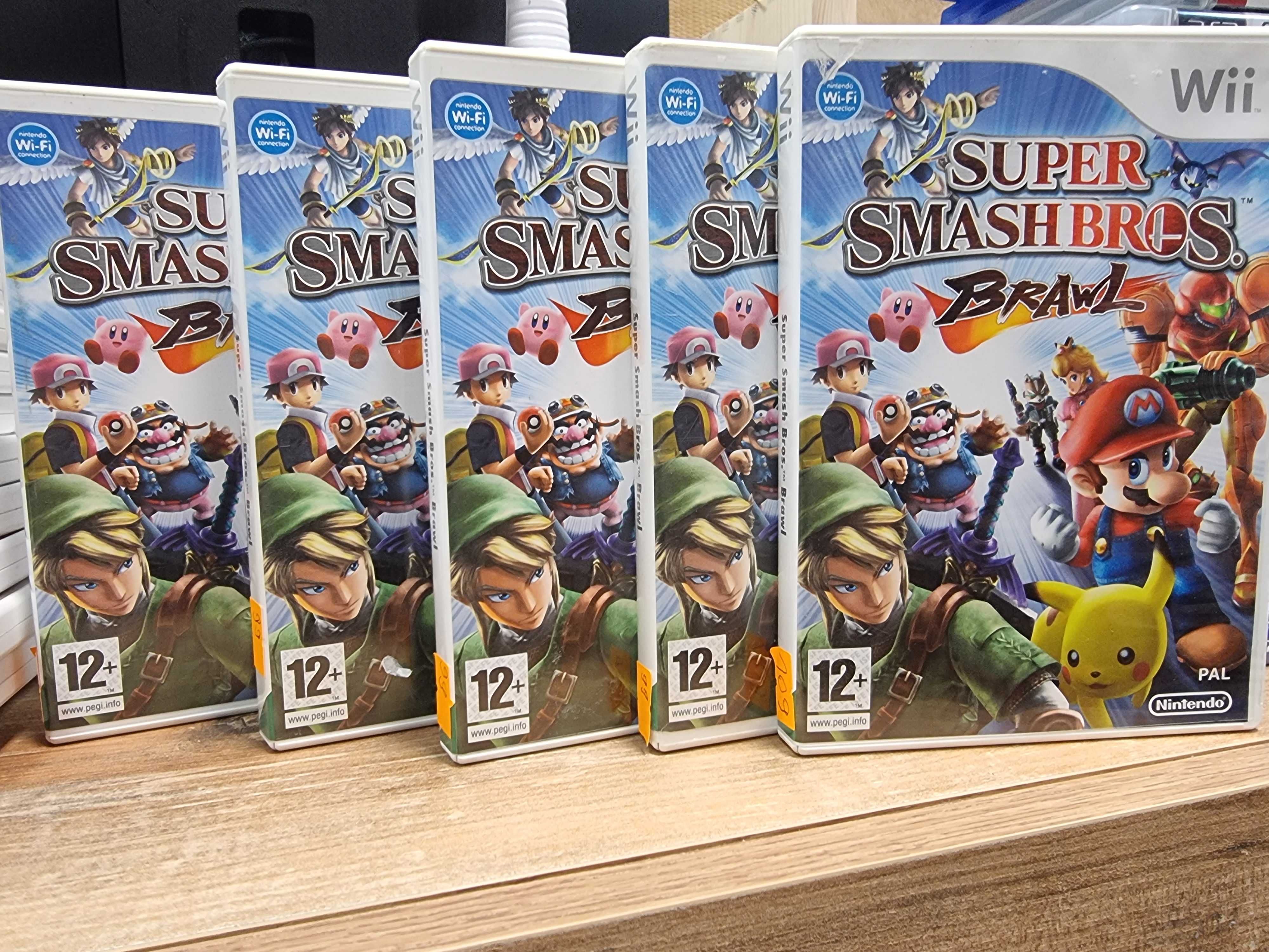 Super Smash Bros Brawl Wii SklepRetroWWA Bijatyka Klasyk 4 Osoby
