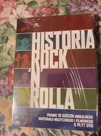 Film Historia Rock N' Rolla kolekcja  5 x DVD Nowa Okazja Folia.