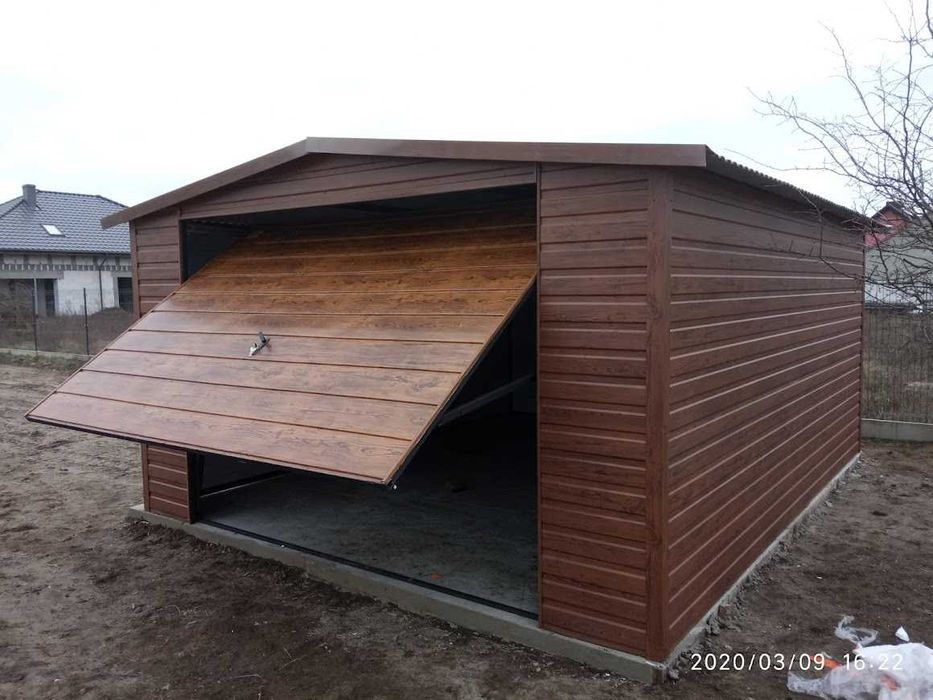 Garaż Blaszany do ogrodu-Wiata - Blaszak - Garaże Blaszane - Maj-Blach