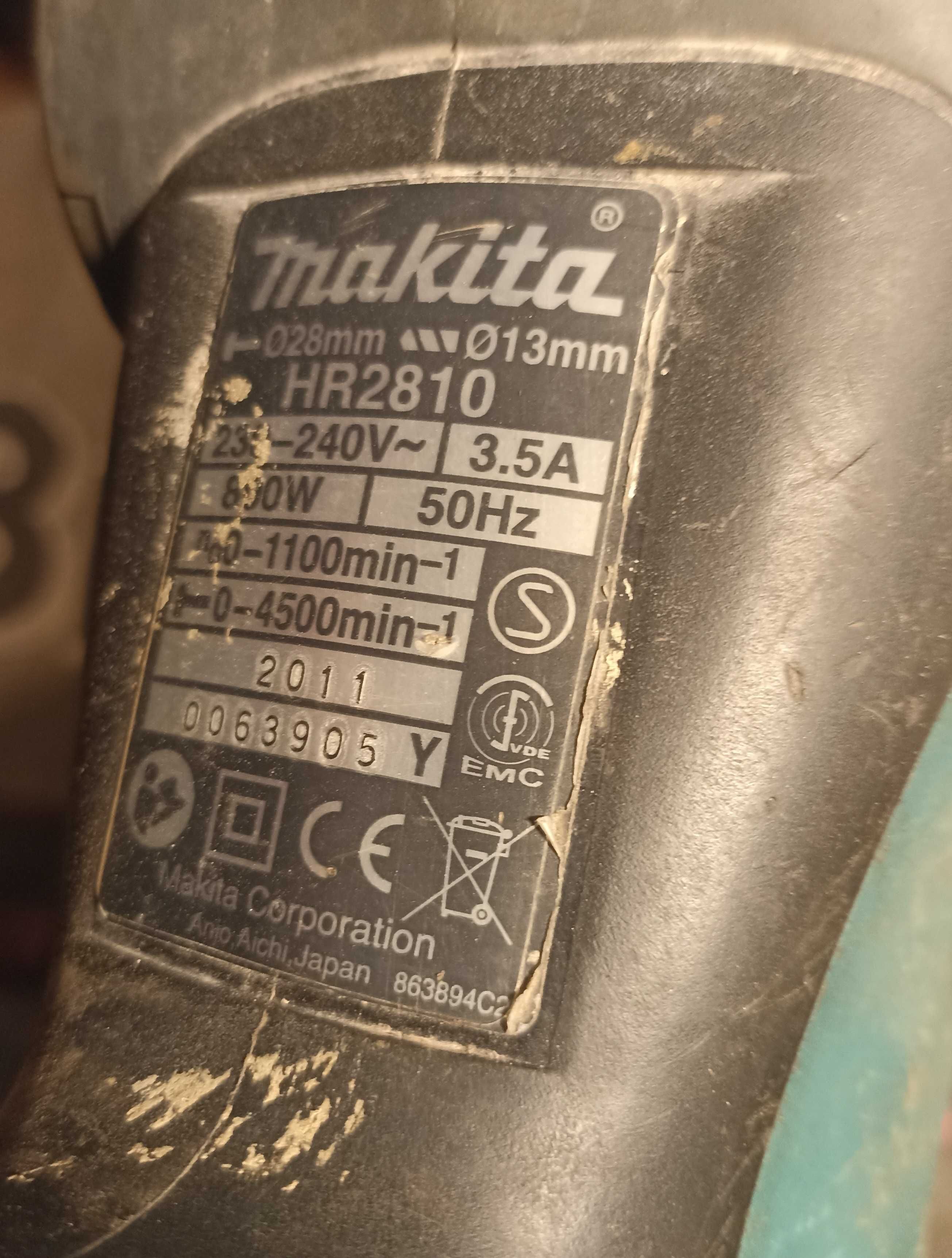 Młotowiertarka Makita HR2810 oryginał