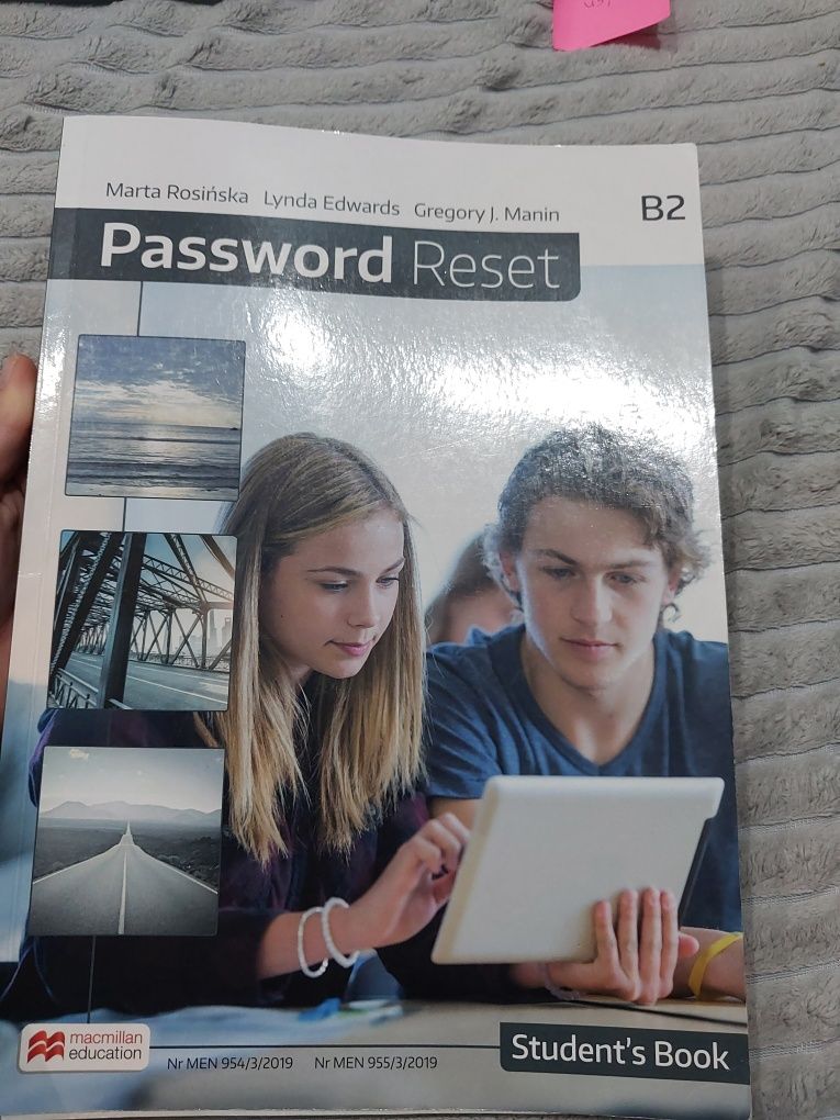 Password reset B2 wypełniony ołówkiem