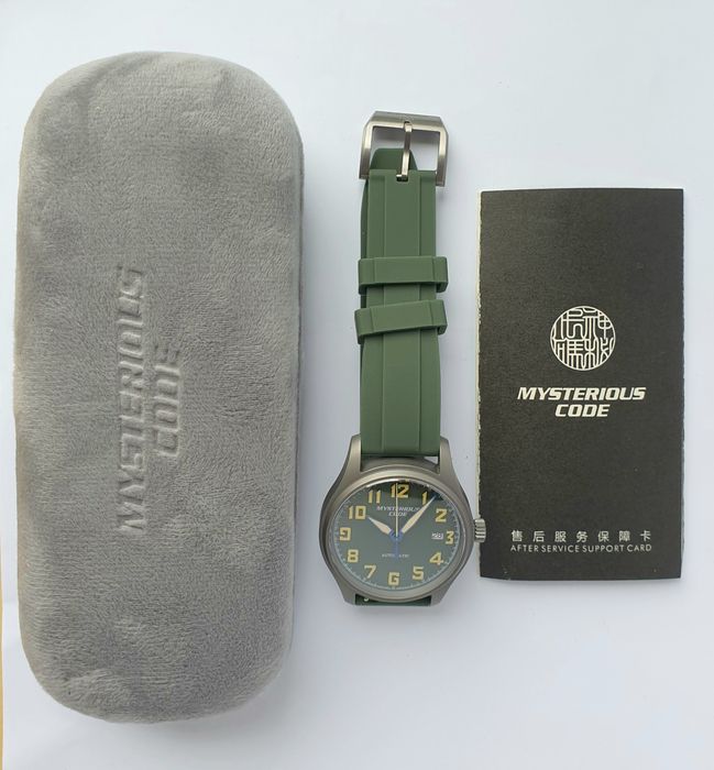 Zegarek tytanowy pilot dragon automat Seiko TMI NH-35a szafirowe szkło