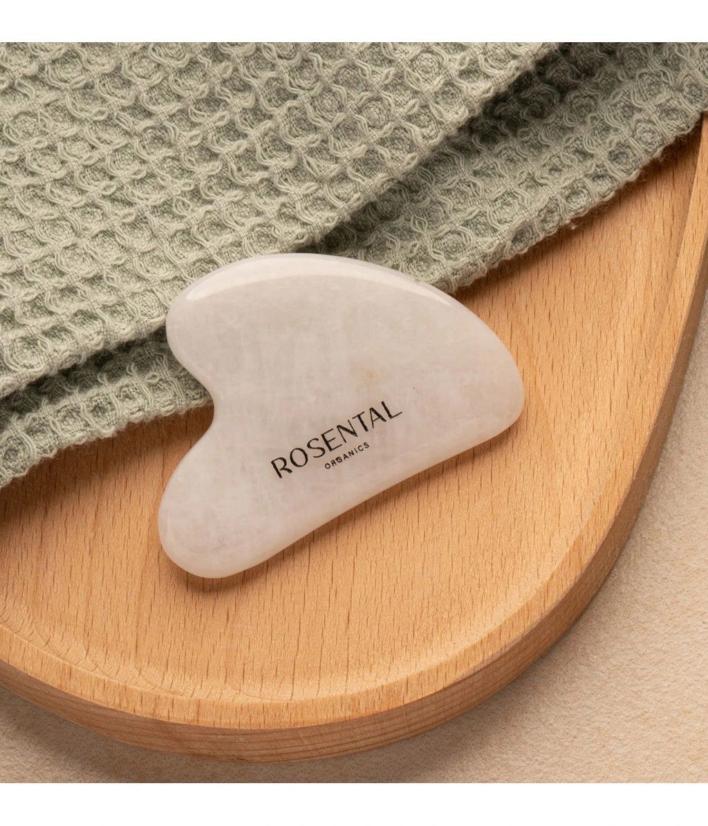 Rosental Organics jadeit, mini kamień gua sha do masażu na prezent