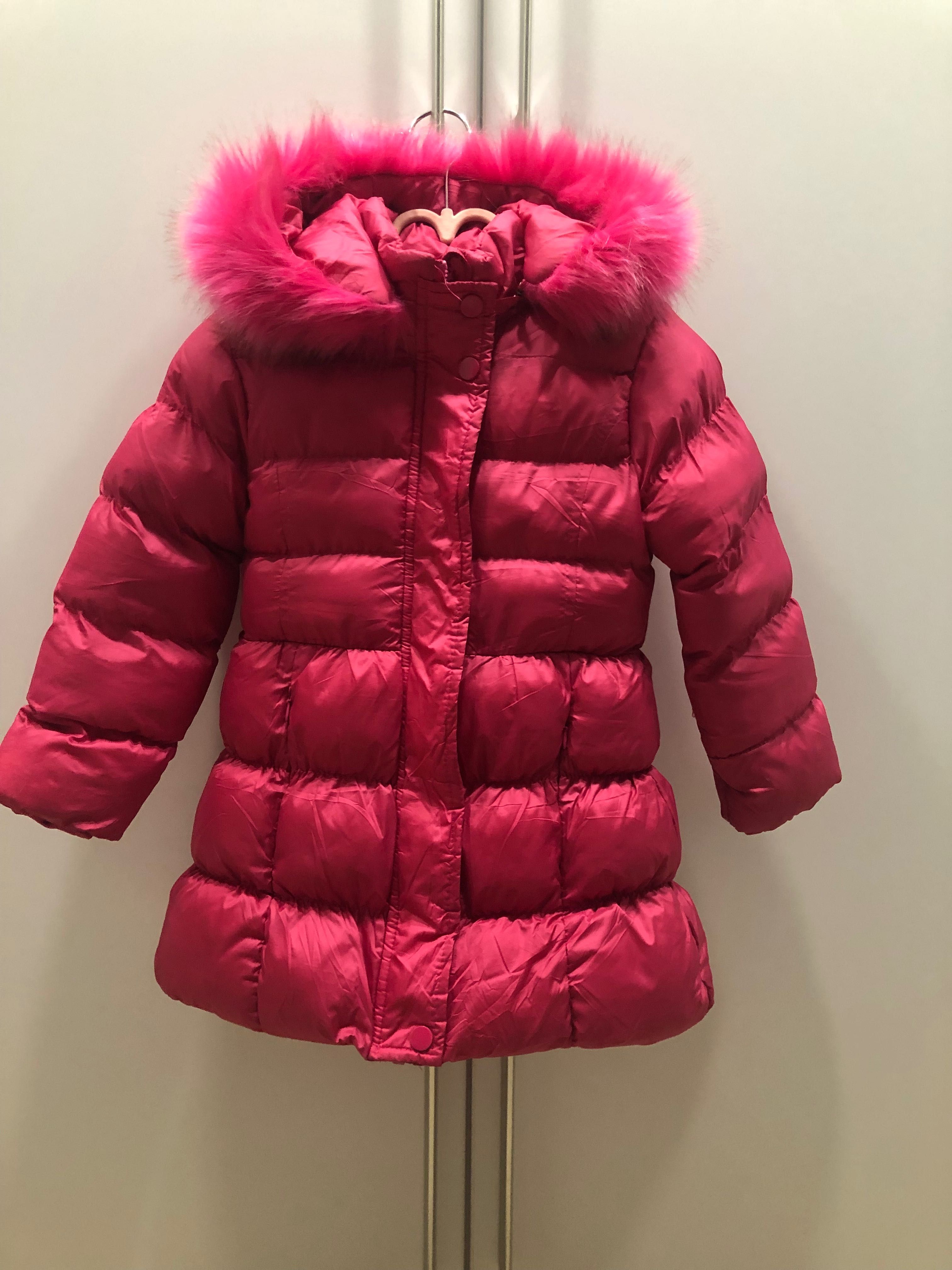 Зимняя куртка на девочку 4 -5 лет (110-116)