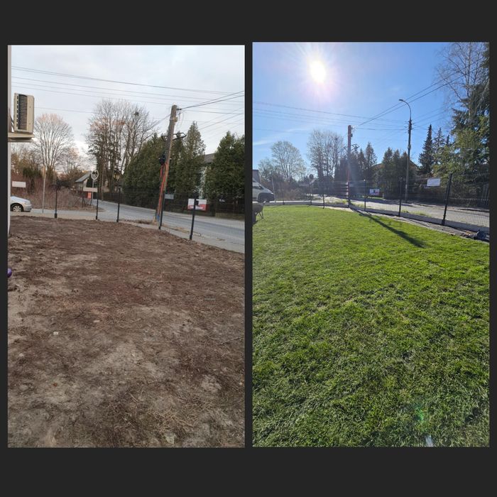 Zakładanie trawników.,Nawodnienie.Układanie kostki,wycinka, odwierty