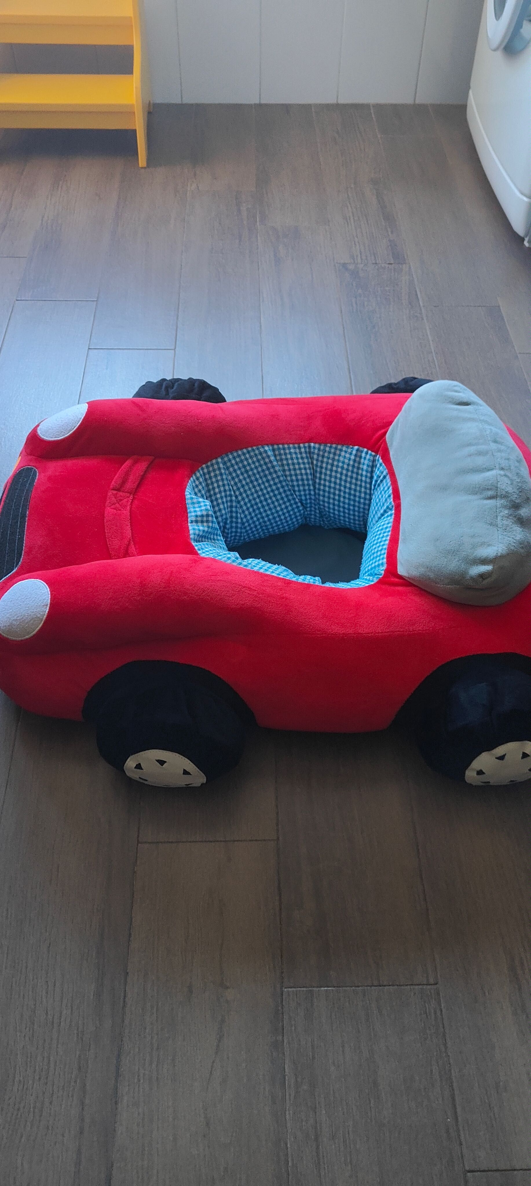 Almofada peluche forma de carro para apoio/suporte