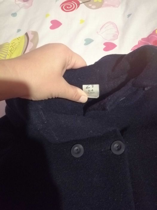 Casaco/sobretudo Zippy 3-4 ótimo estado!