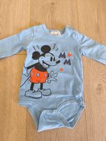 Body chłopięce z długim rękawem 68 cm myszka Miki Disney