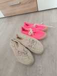 Buty trampki i koronkowe