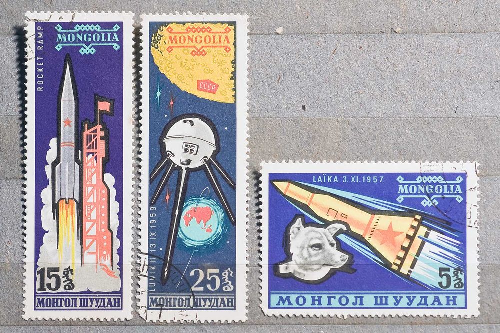 Серія марок 1963, Монголія, Космос
