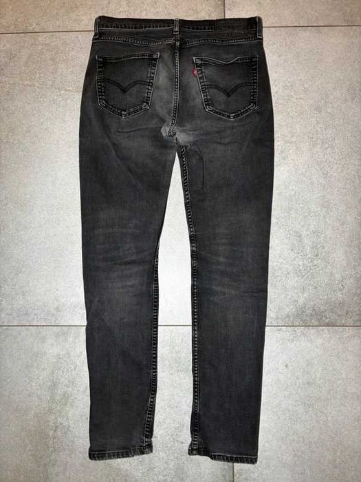 Levi’s 512 Spodnie Jeans W34 L34 Czarne Slim Fit
