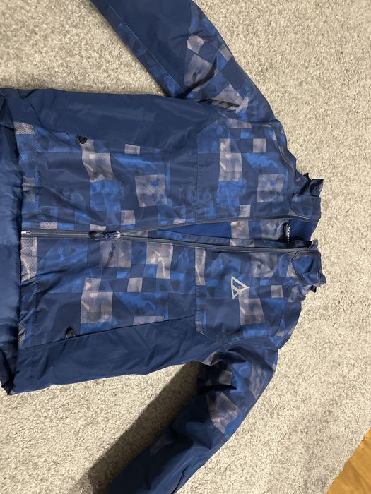 Kurtka granatowa narciarska Lidl 122/128 cm