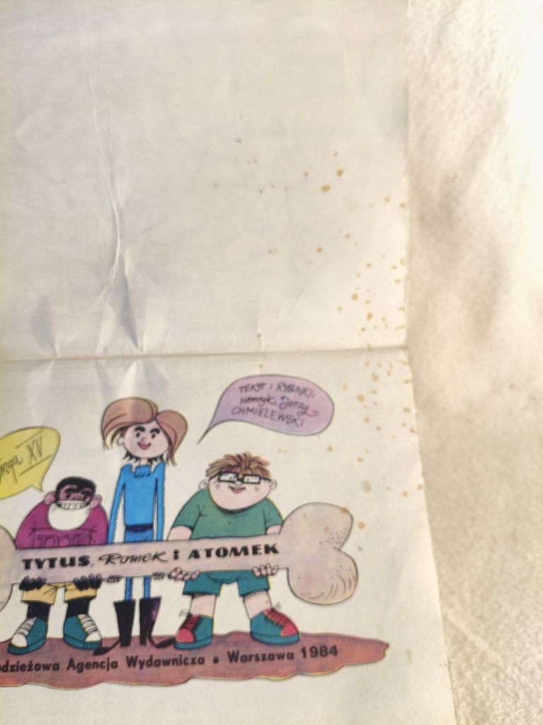 Stary komiks Tytus Romek i Atomek 54