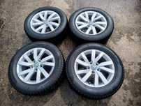 5x112 Alufelgi Felgi Aluminiowe 16 Koła Zimowe Zima VW PASSAT B8 3G0 SHARAN II 2 TROC THE BEETLE SKODA YETI SUPERB III 3 SEAT ALHAMBRA II 2 AUDI A6 C6 Q2 Legnica ALU-RAD 215/60 5mm