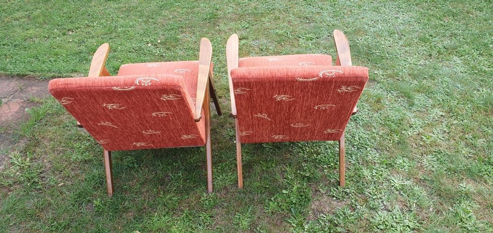 2 fotele PRL (lisek?) Ostrów Wielkopolski transport