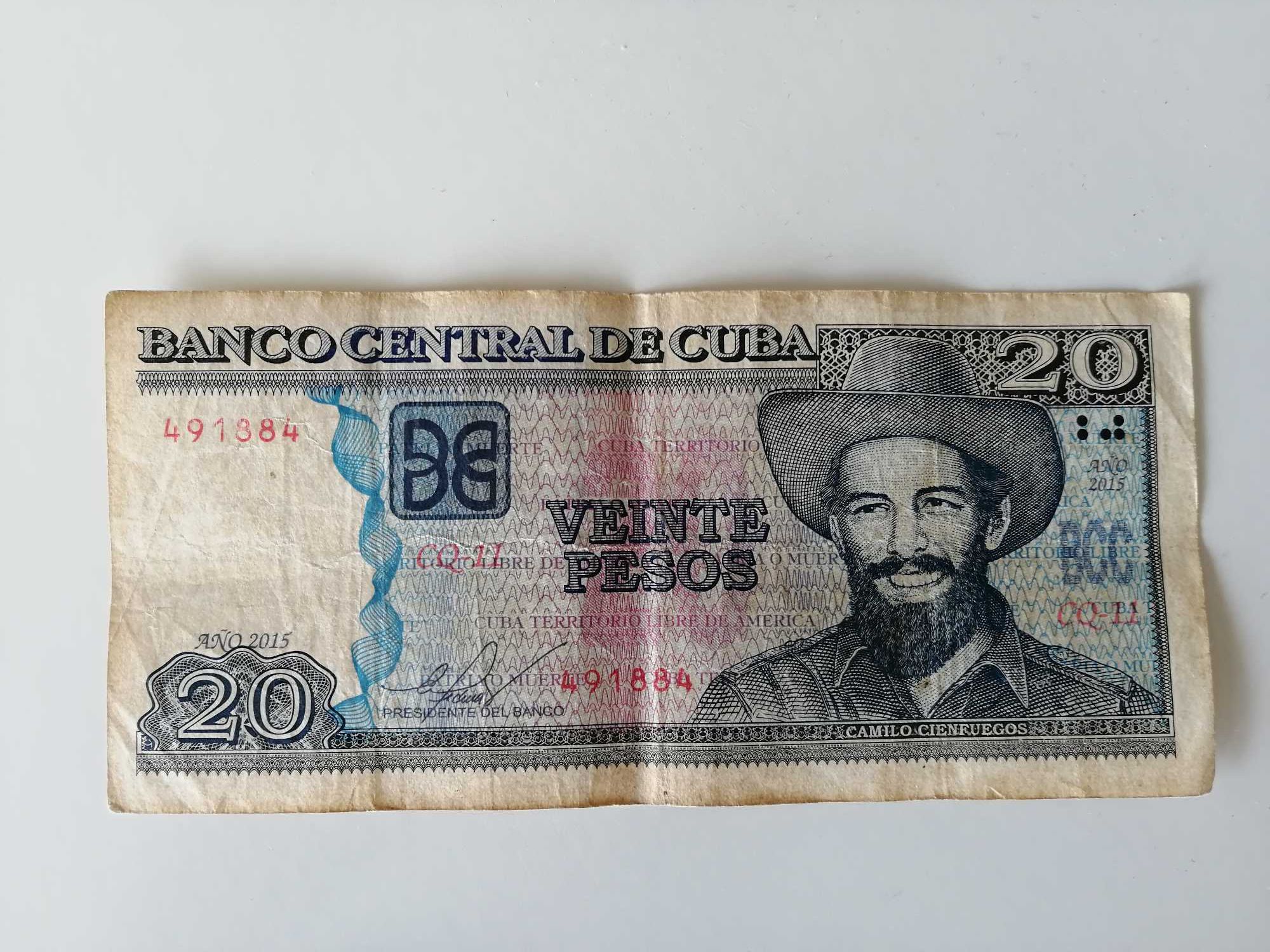 Zestaw 3 banknotów z Kuby