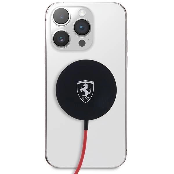 Ładowarka Indukcyjna Ferrari 15W Magsafe - Czarna z Magnesami