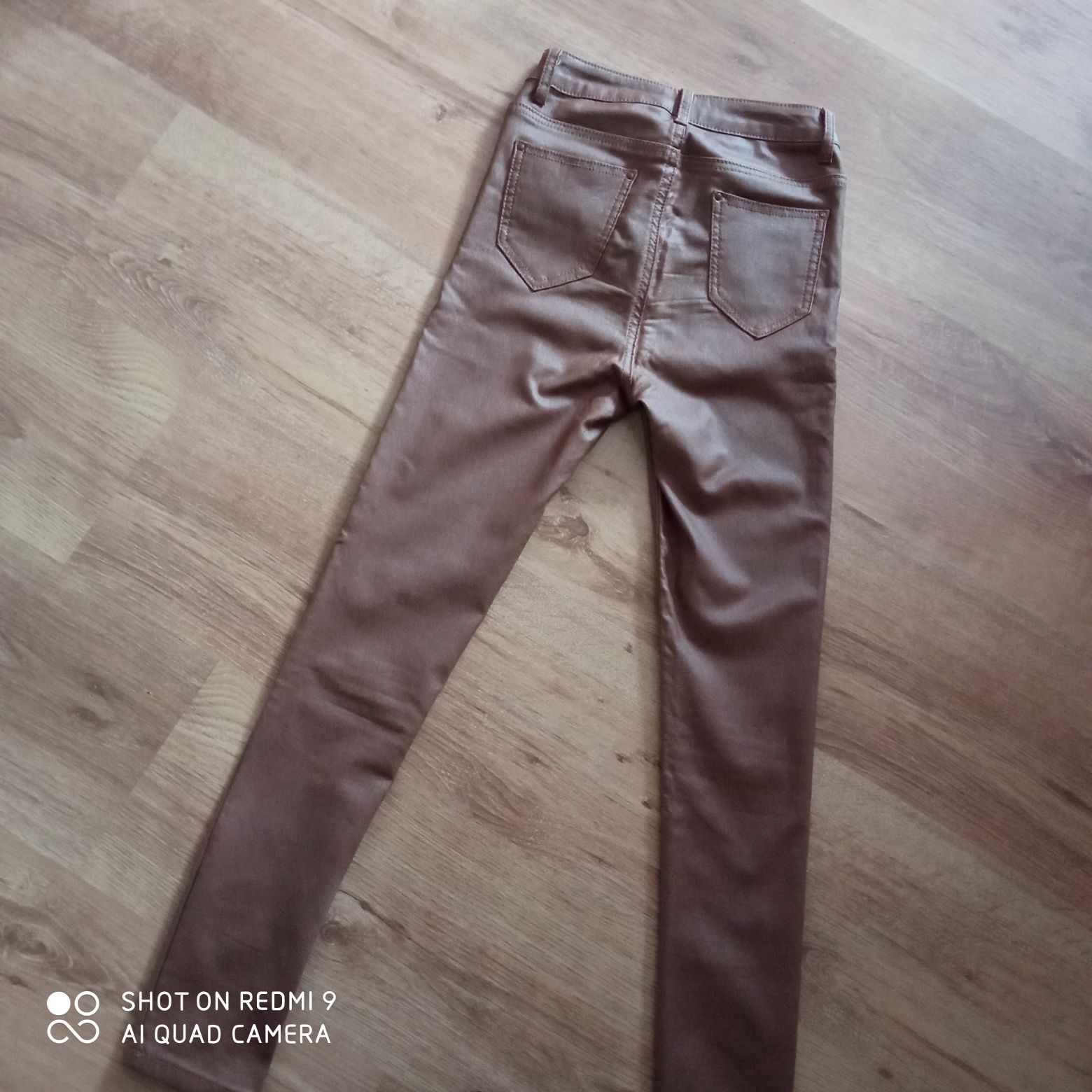 Spodnie S , kolor brązowy