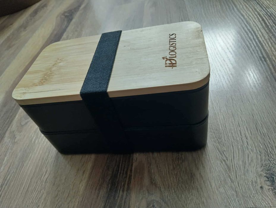 Elegancki lunch box pudełko śniadaniowe NOWE