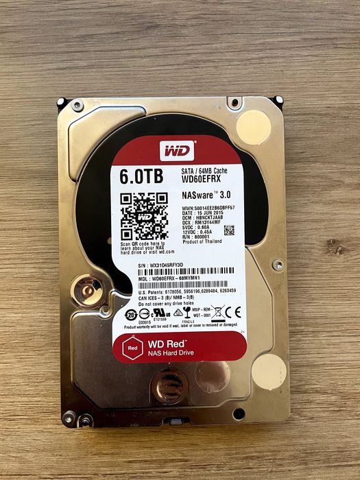 Dysk HDD WD Red 6TB