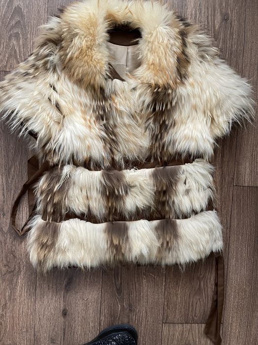 Продам натуральную меховою жилетку шубку из Енота! Шикарная! Lux!