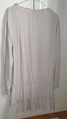 szara sukienka marsala boho