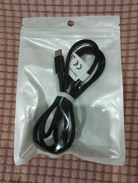 Кабель быстрой зарядки 1 метр USB - Tape C 120 W Шнур для заряджання