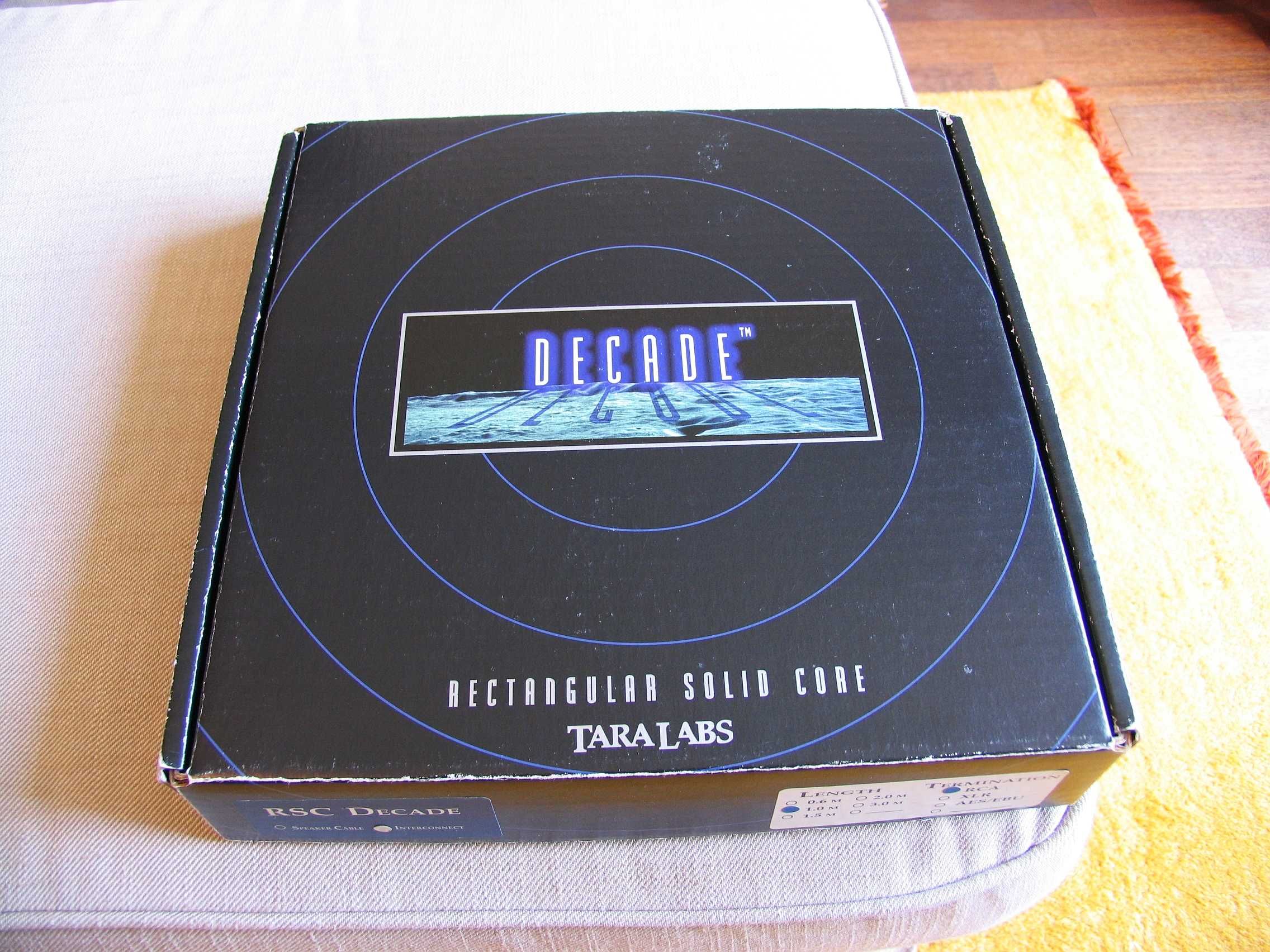 Tara Labs RSC DECADE / RCA 2 x 1m Pełny Komplet TOP '' Hi End ''