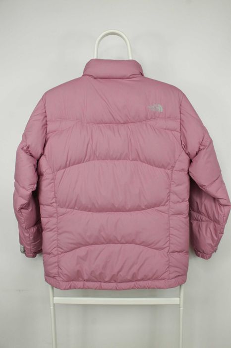 Брендова зимова куртка пуховик The North Face 550 Pink Puffer Jacket