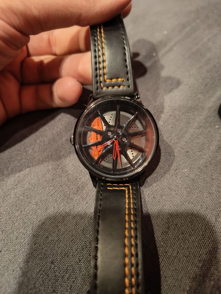 Zegarek Speedtail 765 Gyro pomarańczowy + skórzany pasek