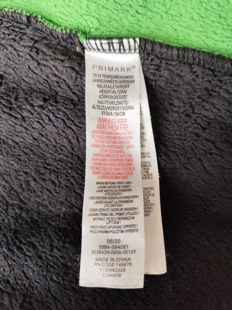 Piżama XBOX 164 Primark cieplutka ideał jednoczęściowa kombinezon