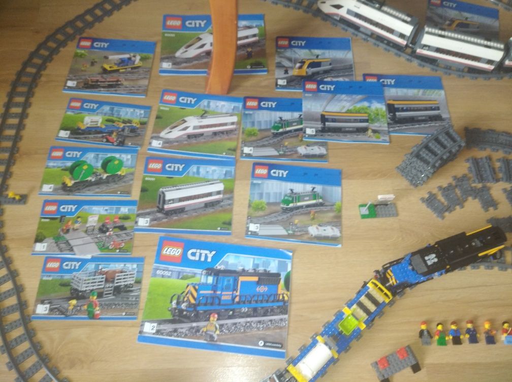 Lego City 4 Oryginalne Pociągi!