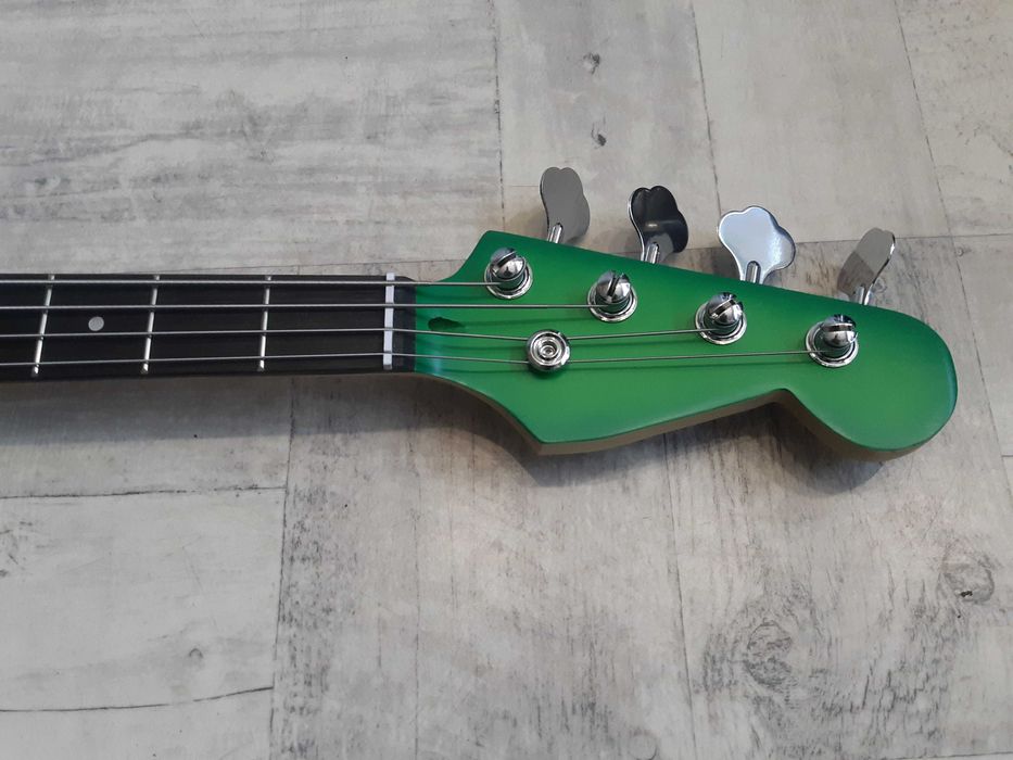 Gitara Basowa Precision Bass-Green Burst Bass 4-wysyłka Gratis-zamiana