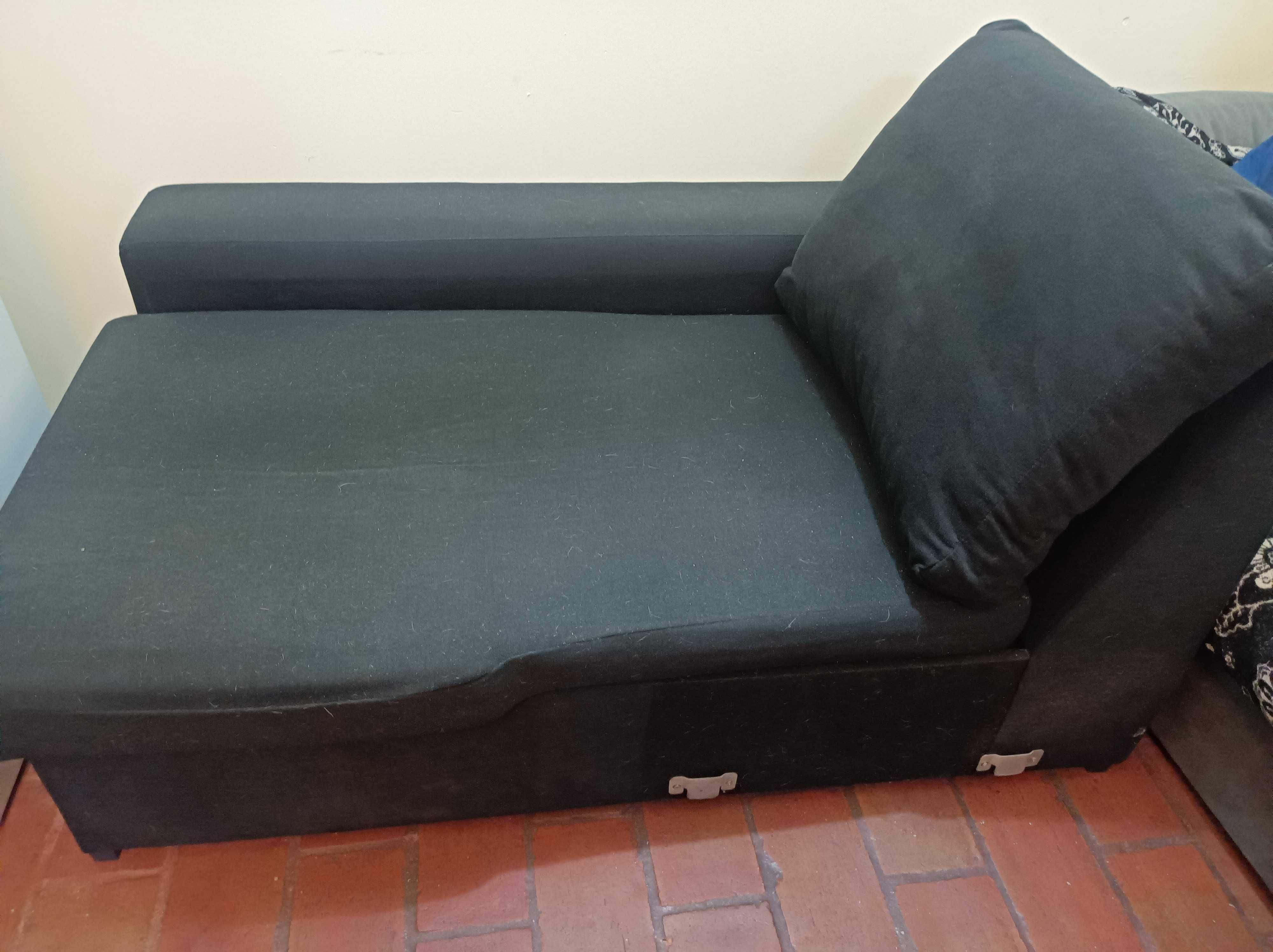 Sofá chaise lounge com cama 2.50/1.60