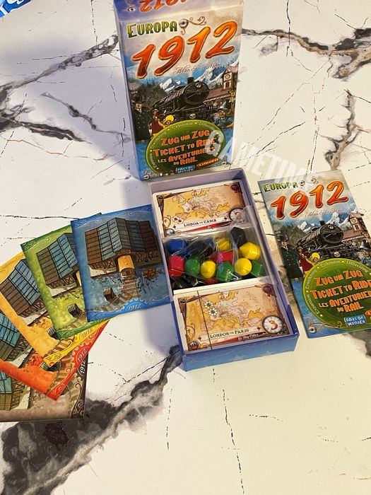 Ticket to Ride Europe 1912 Биле на Поезд Европа 1912 дополнение