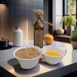 olej lniany do diety de Budwig, 100% naturalny, 250 ml