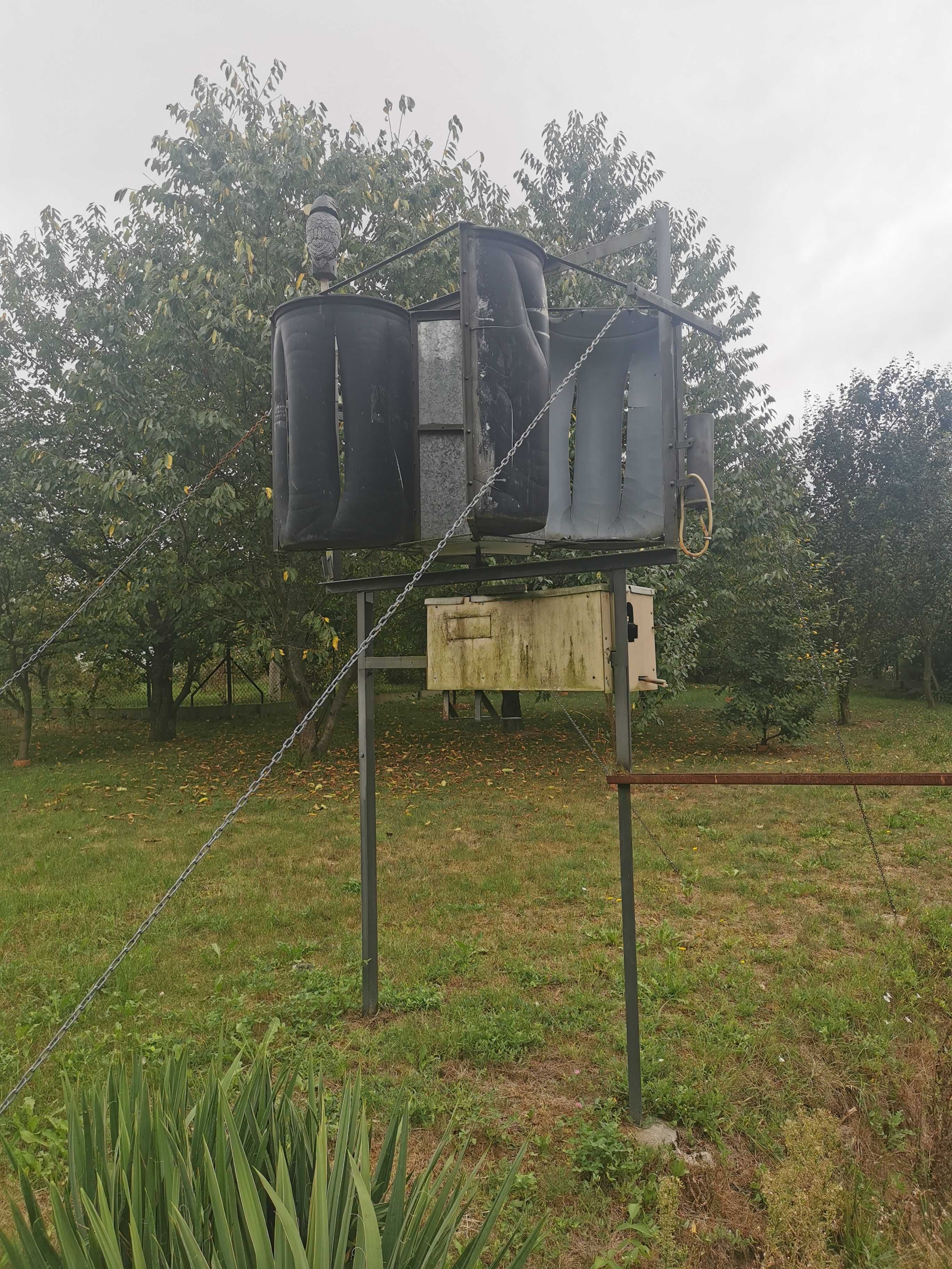 turbina wiatrowa wiatrak do napowietrzania stawu oczka wodnego