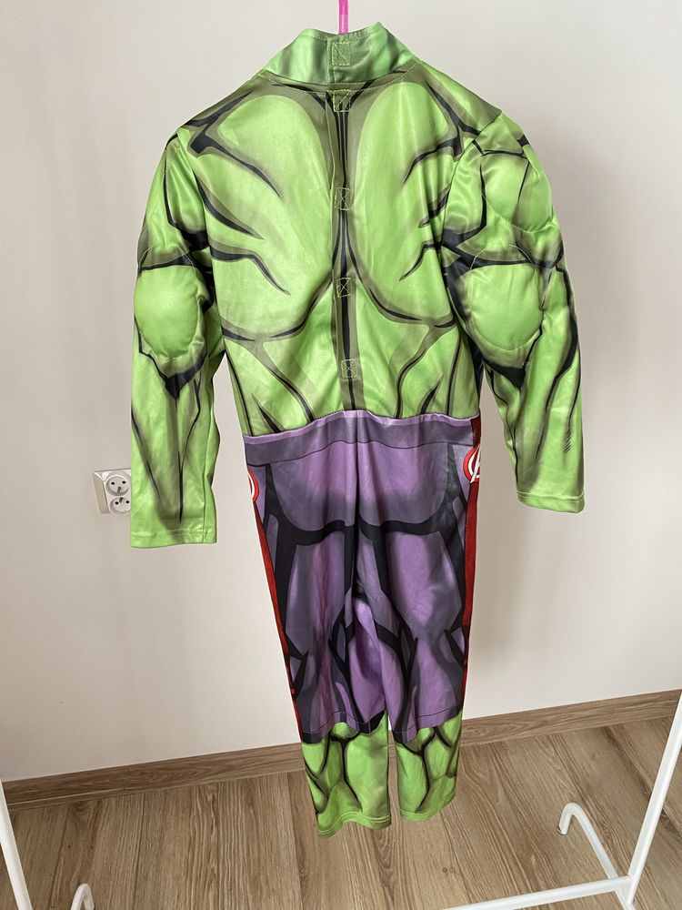 Strój przebranie na bal przebierańców Disney Hulk 5-6 lat