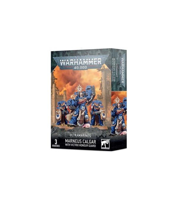 Warhammer 40000 Ultramarines Marneus Calgar with Victrix Honour Guard