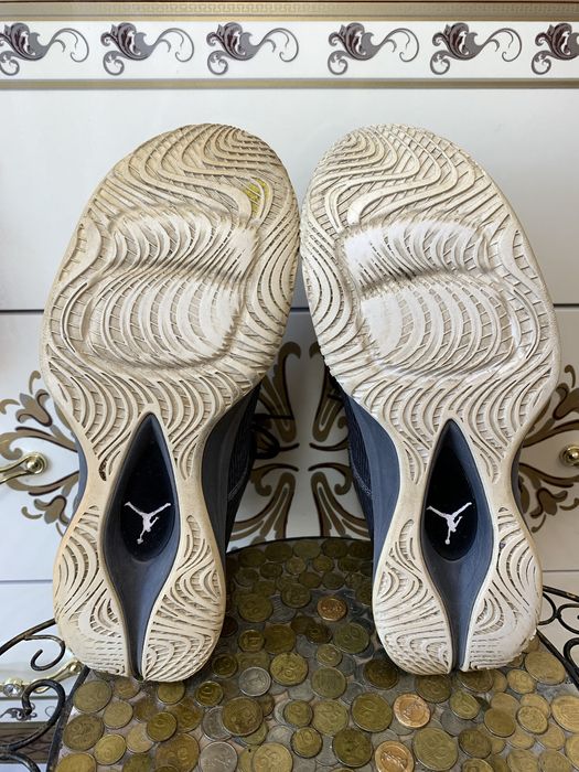 Черные высокие кеды кроссы кроссовки nike air jordan super fly 44