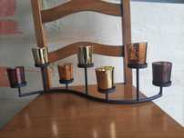 suporte para velas em ferro