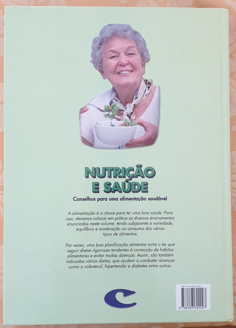 Livro 'Nutrição e Saúde' Conselhos para uma alimentação saudável