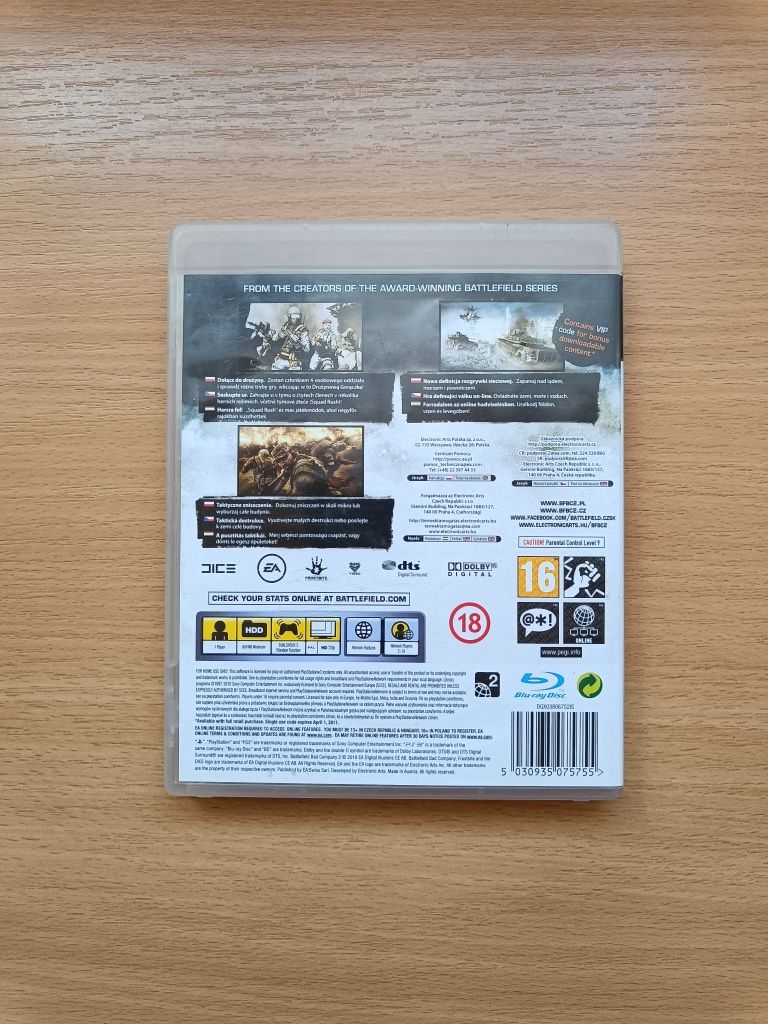 Battlefield Bad Company 2, PS3, stan bdb, możliwa wysyłka